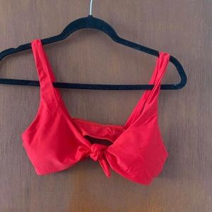 SHEIN Red bathing suit top